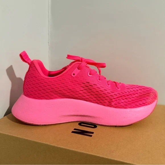NOBULL Neon Pink Running Shoes - Picture 5 of 8